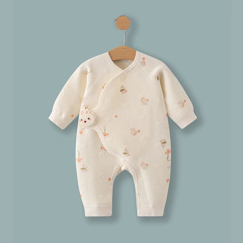 Spring and Autumn 0-6Months Baby Jumpsuit