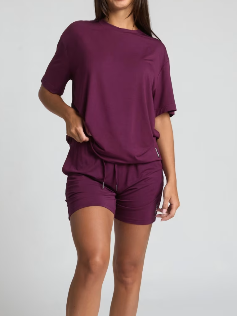 Short Sleeve Round Neck Women's 2 Piece Sets