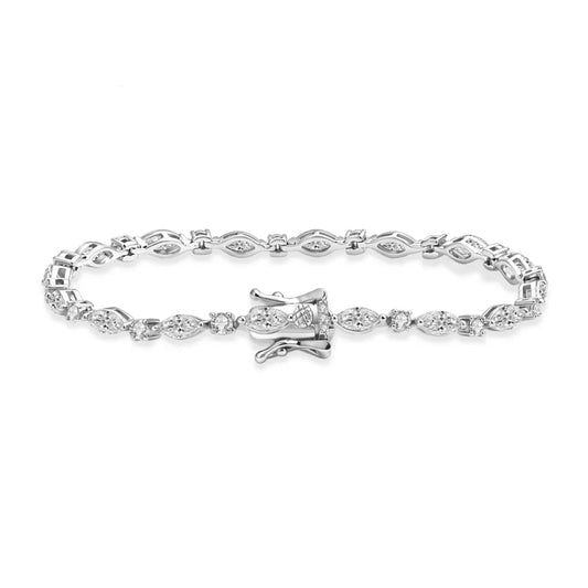 Marquise Moonlight Bracelet Tennis Bracelet Synthetic Moissanite Bracelet Jewelry S925 Chain