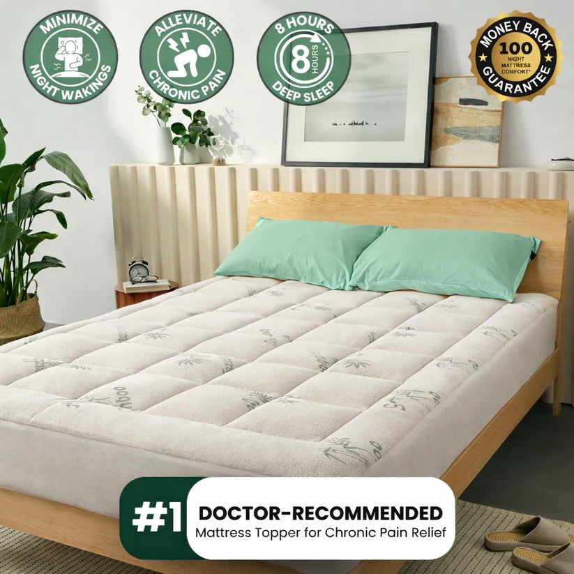 Premium Bamboo Mattress Topper