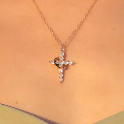 Cross & Crown Necklace