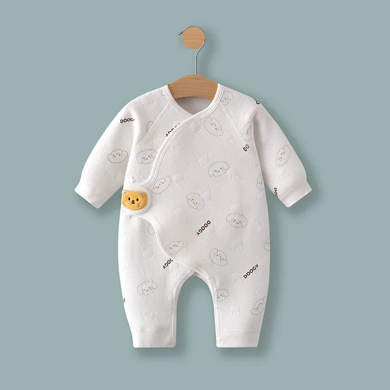 Spring and Autumn 0-6Months Baby Jumpsuit