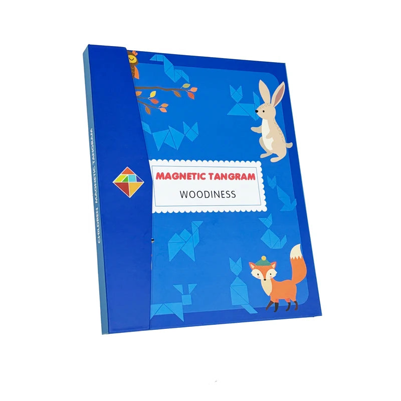 Montessori Magnetic Book Fraction Puzzle For Children