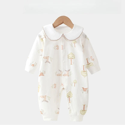 2026 Spring New Baby A Lapel Jumpsuit
