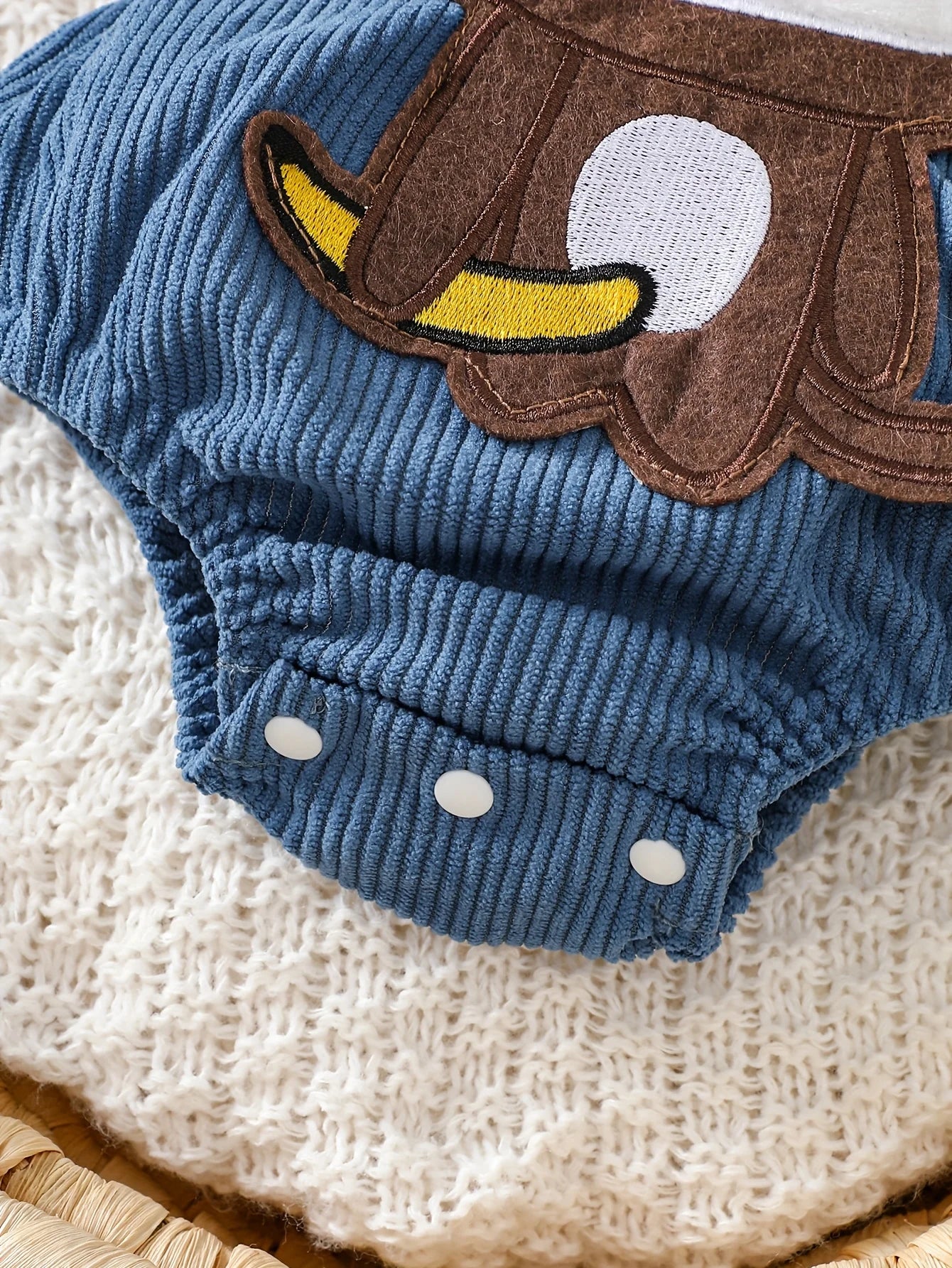 Baby Monkey Romper and Hat Set