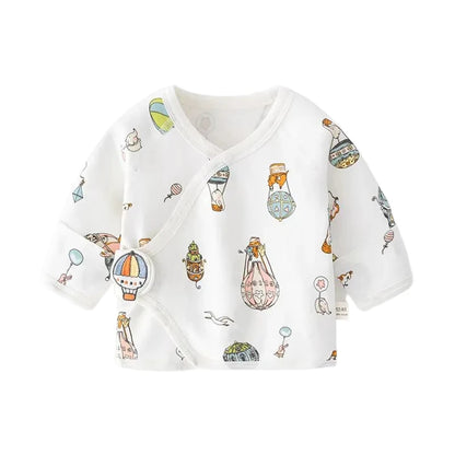 Newborn Baby Long Sleeve Half Back Shirt