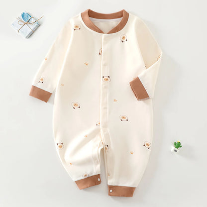 Baby Clothes Spring and Autumn Pure Cotton Jumpsuit