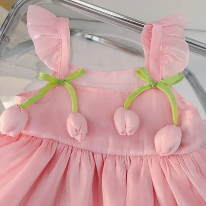 Baby Tulip Flower Dress