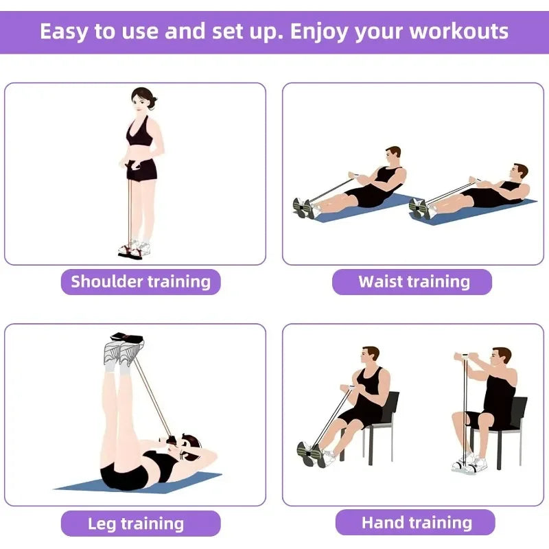 💪 Multifunction Pedal Resistance Band🏋️