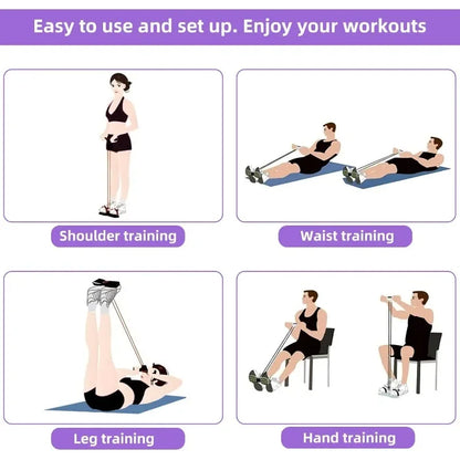 💪 Multifunction Pedal Resistance Band🏋️