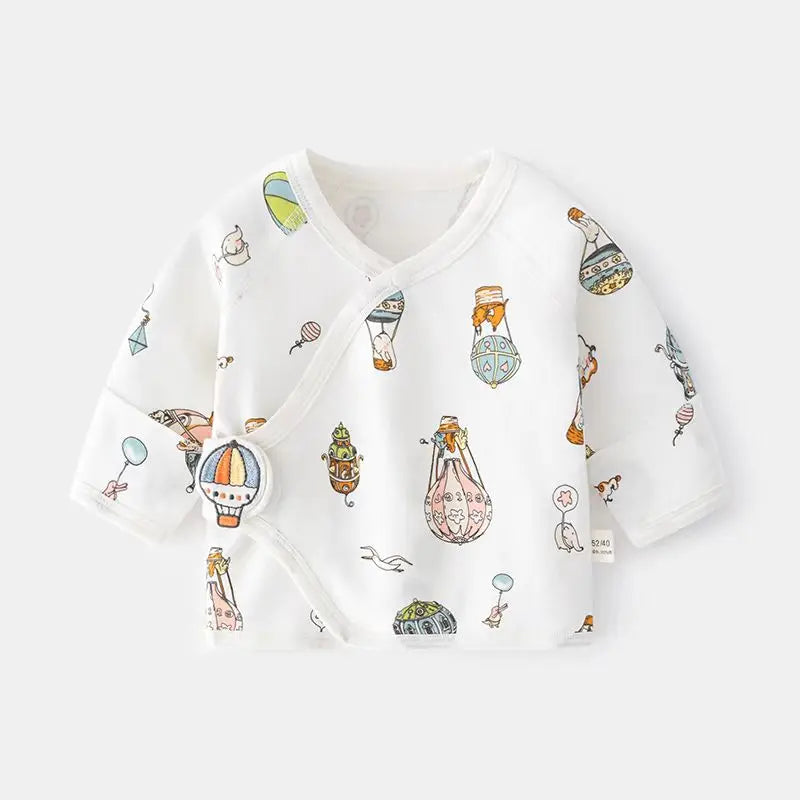Newborn Baby Long Sleeve Half Back Shirt