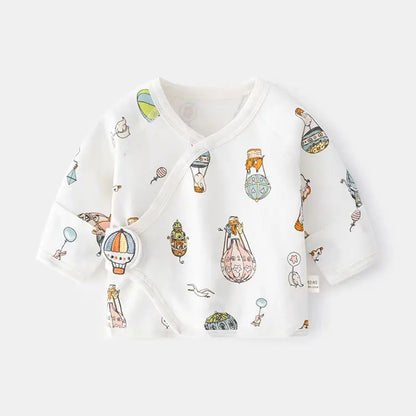 Newborn Baby Long Sleeve Half Back Shirt