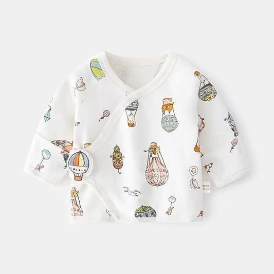 Newborn Baby Long Sleeve Half Back Shirt
