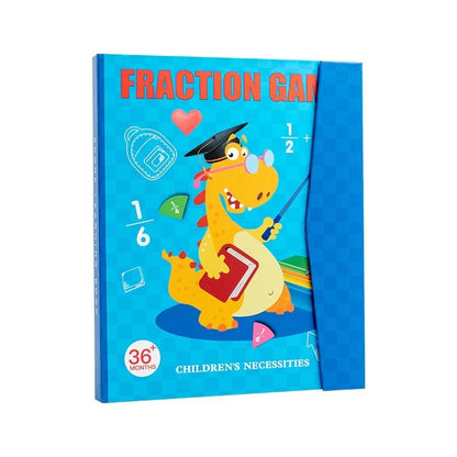 Montessori Magnetic Book Fraction Puzzle For Children
