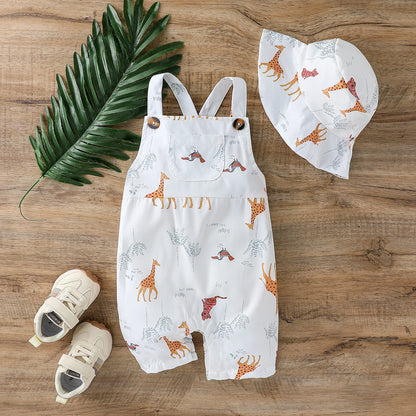 Cartoon Anima Jumpsuit 2pcs Sets