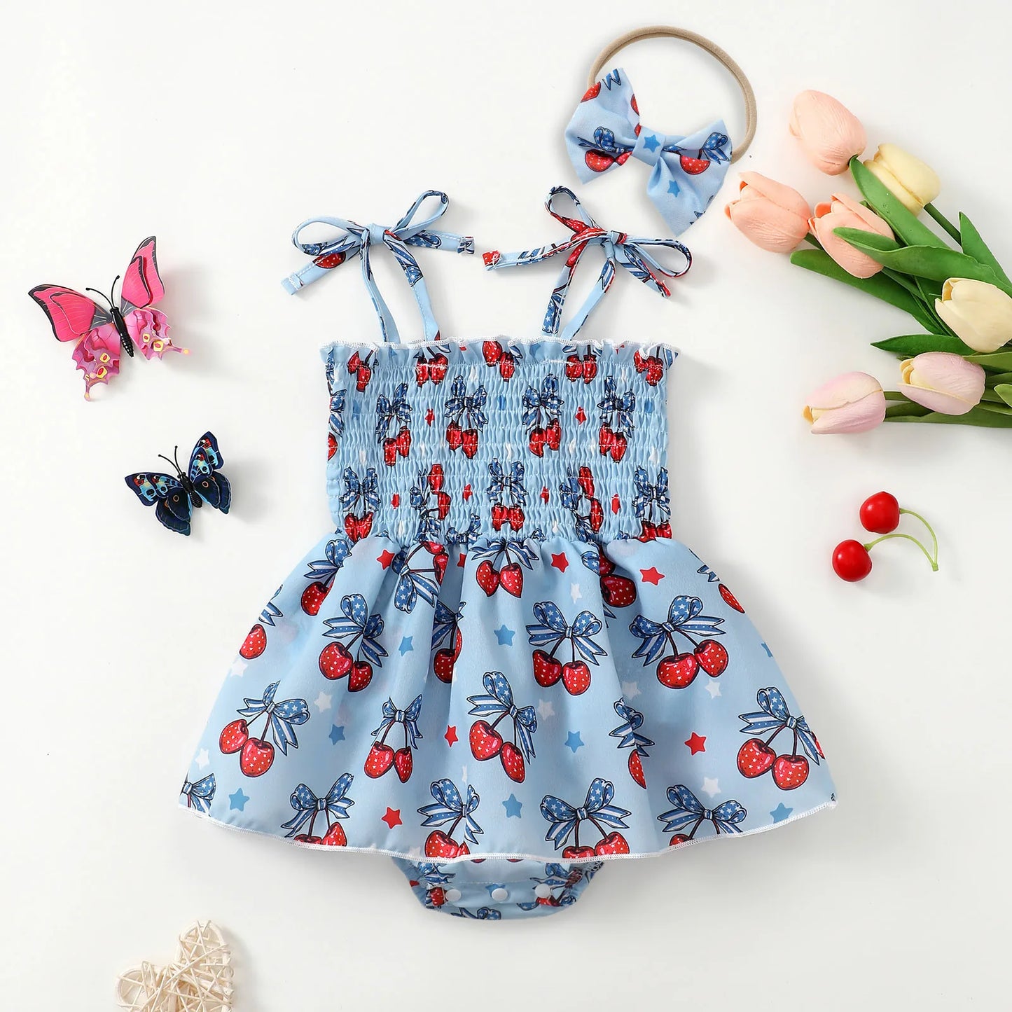 Baby Cherry Romper