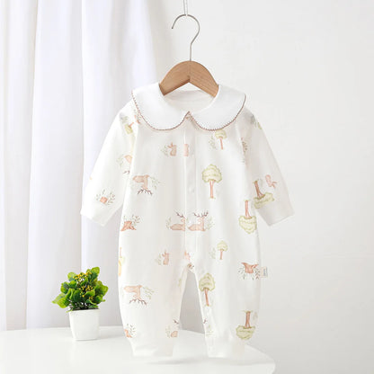 2026 Spring New Baby A Lapel Jumpsuit