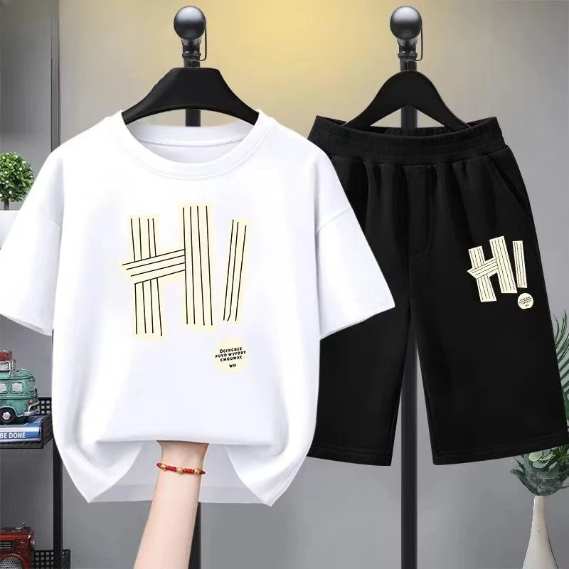 Kids H! Cotton T-shirt 2pcs Set