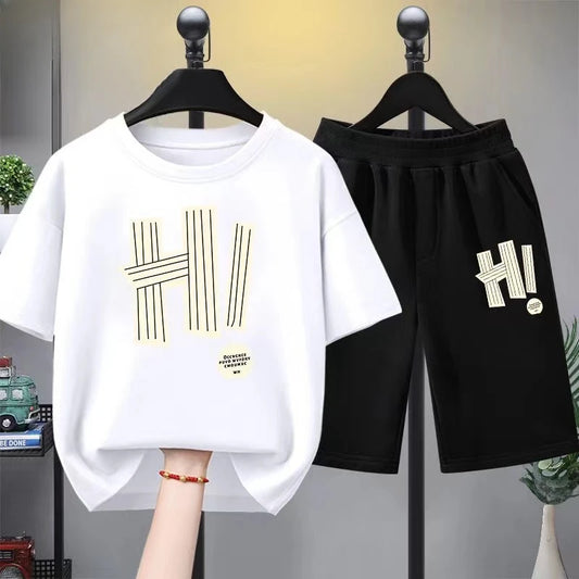 Kids H! Cotton T-shirt 2pcs Set
