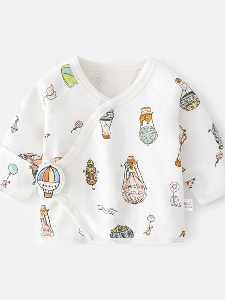 Newborn Baby Long Sleeve Half Back Shirt