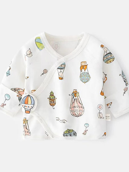 Newborn Baby Long Sleeve Half Back Shirt