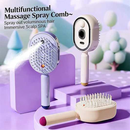 3 in 1 Electric Spray Air Cushions Massage Comb