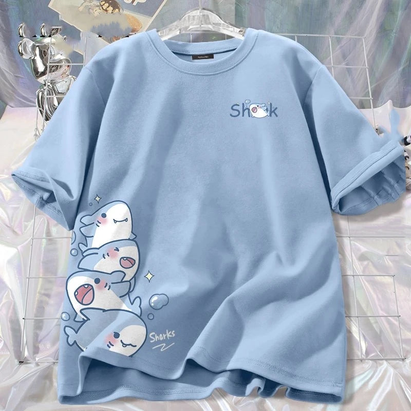 Kids  Shark Cotton T-Shirt