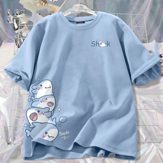Kids  Shark Cotton T-Shirt