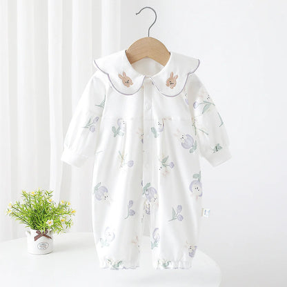 2026 Spring New Baby A Lapel Jumpsuit