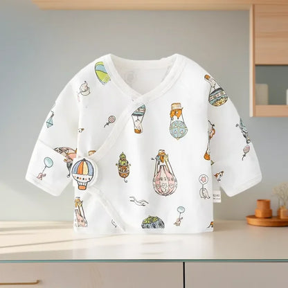 Newborn Baby Long Sleeve Half Back Shirt
