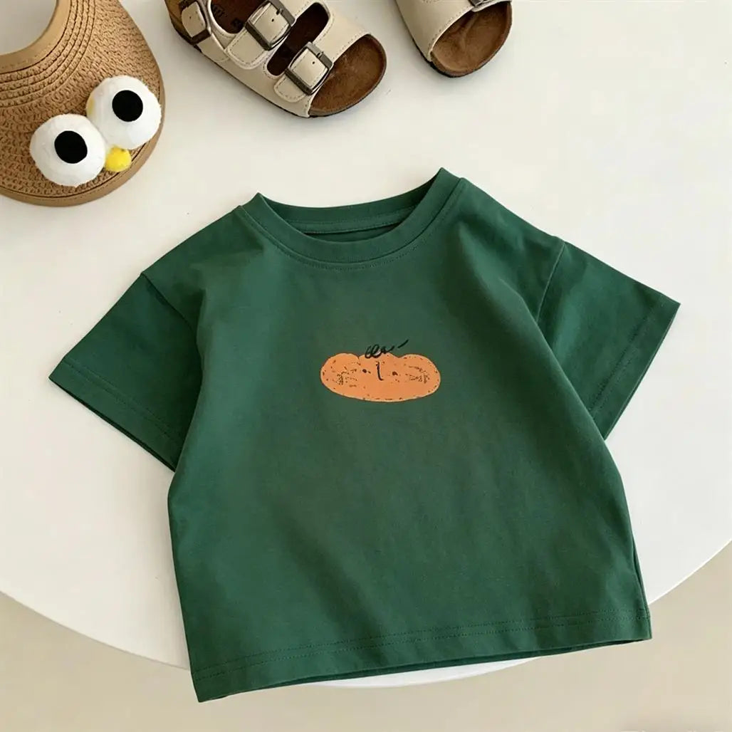 Baby Boys And Girls Summer Lovely Short-sleeved T-shirt