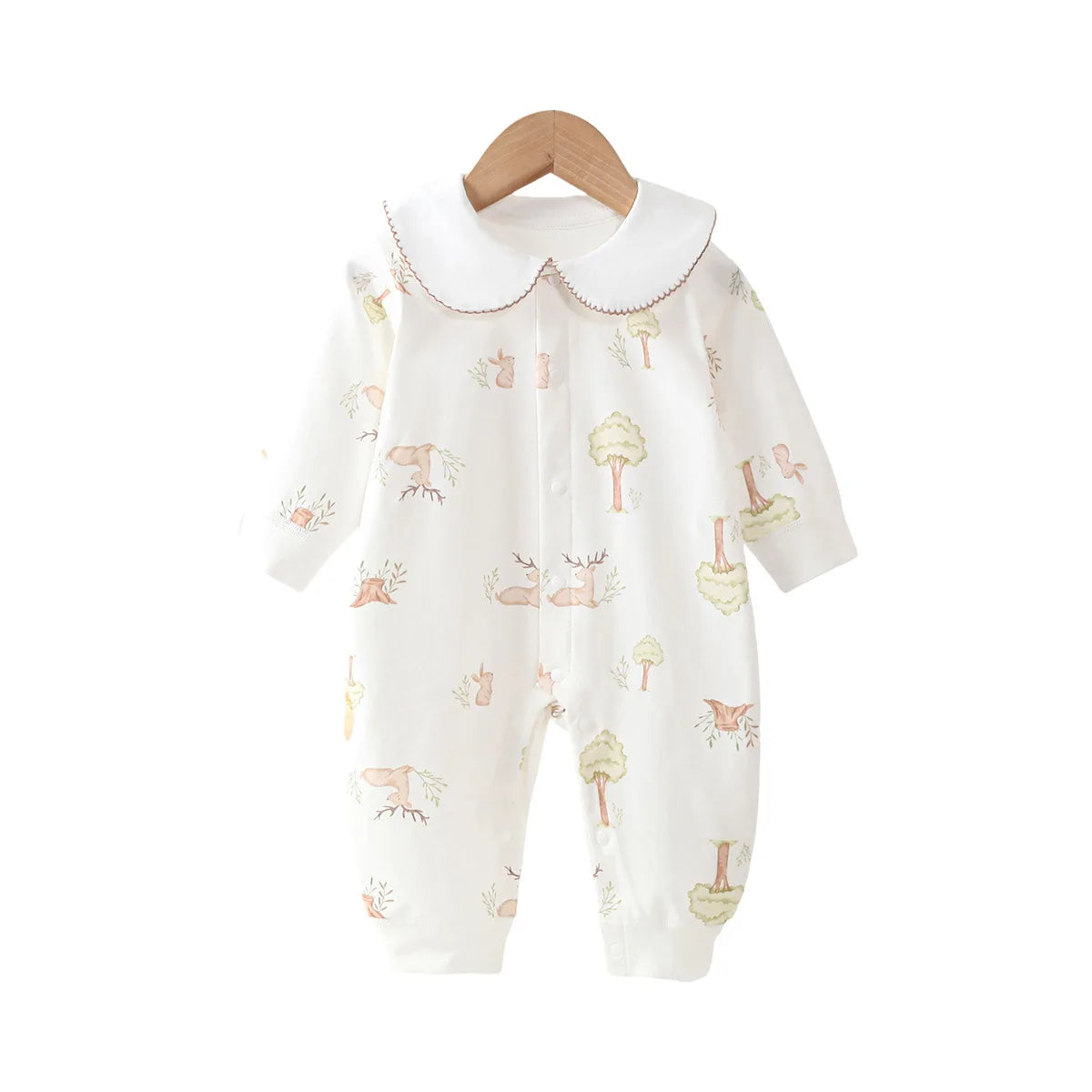 2026 Spring New Baby A Lapel Jumpsuit