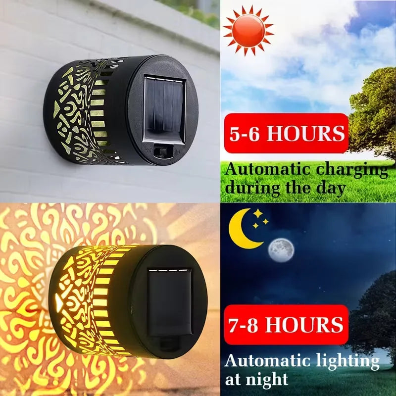 Solar Mandala Projector Wall Light
