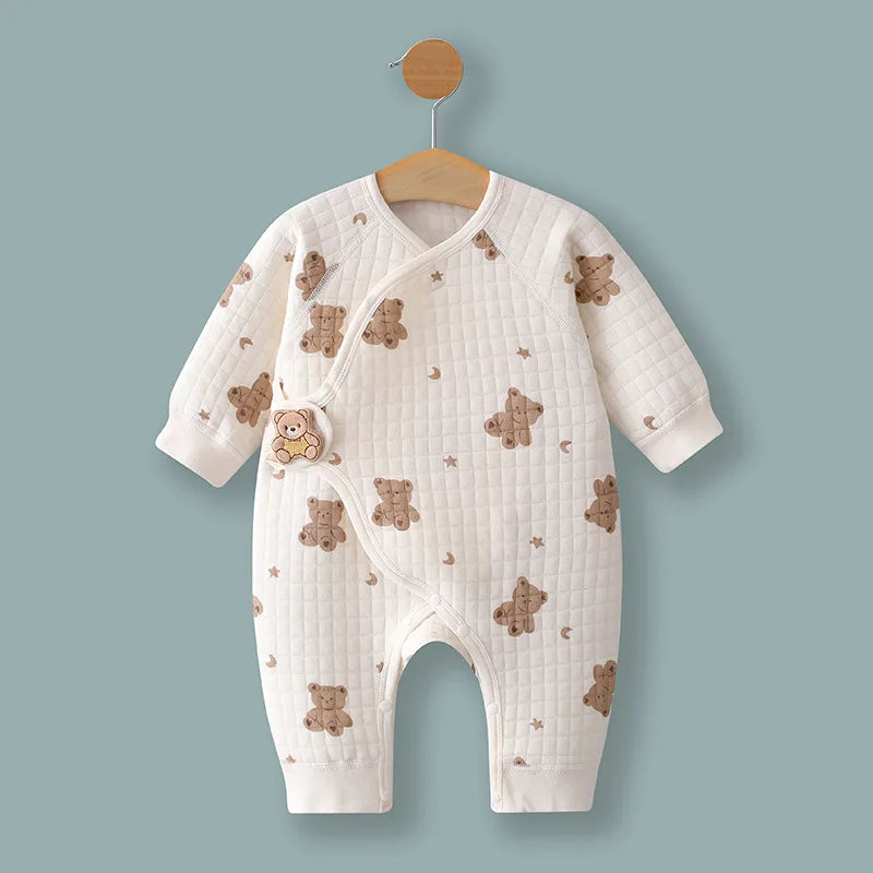 Spring and Autumn 0-6Months Baby Jumpsuit