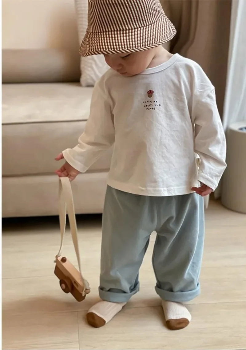 Baby Spring Multi Color Sports Pants