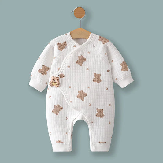 Spring and Autumn 0-6Months Baby Jumpsuit
