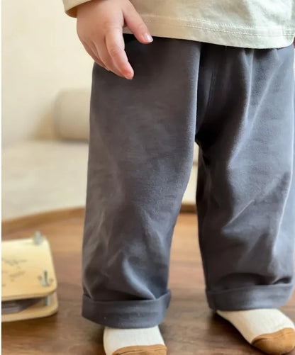 Baby Spring Multi Color Sports Pants