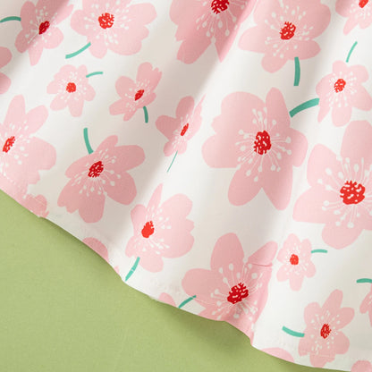 Baby Bow Flower Dress With Hat