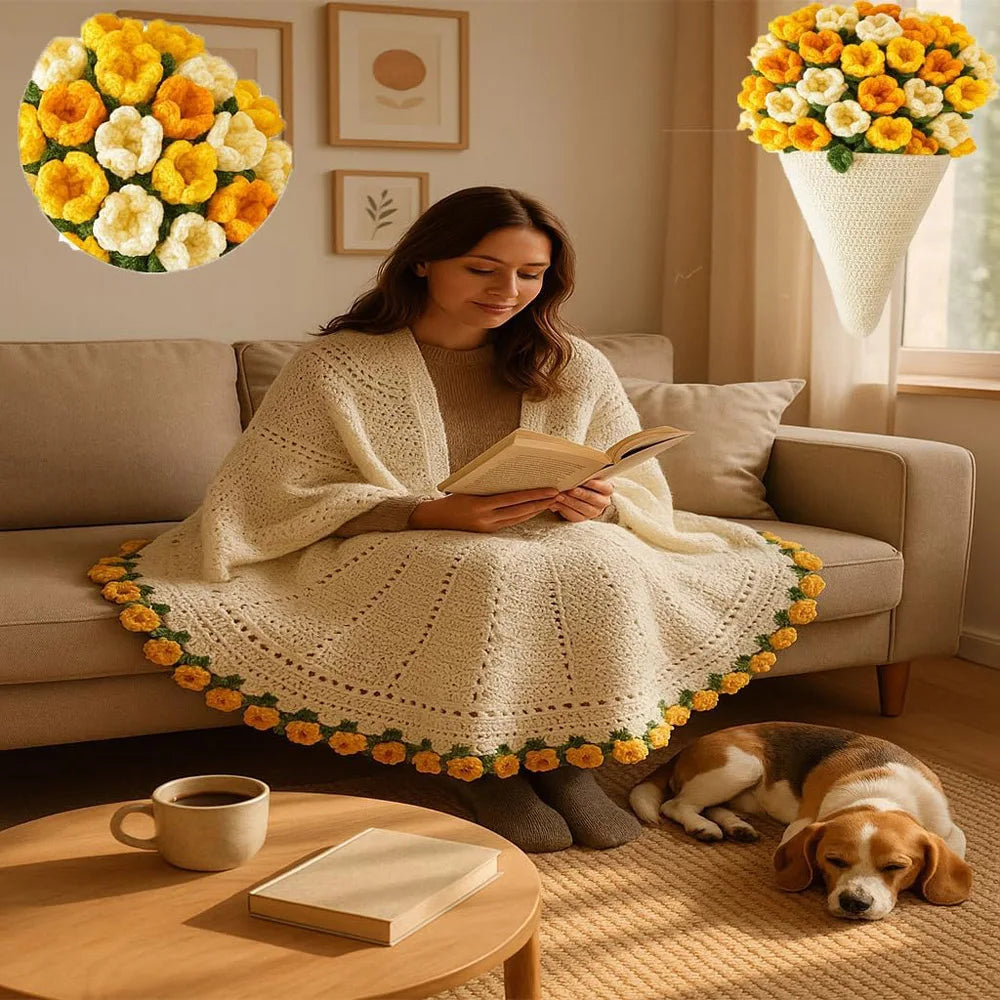 Flower Bouquet Blanket