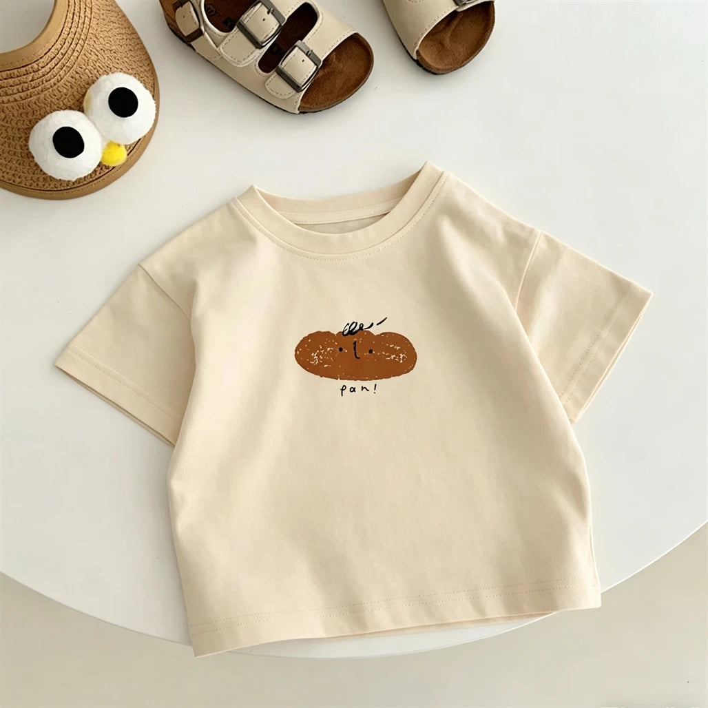 Baby Boys And Girls Summer Lovely Short-sleeved T-shirt