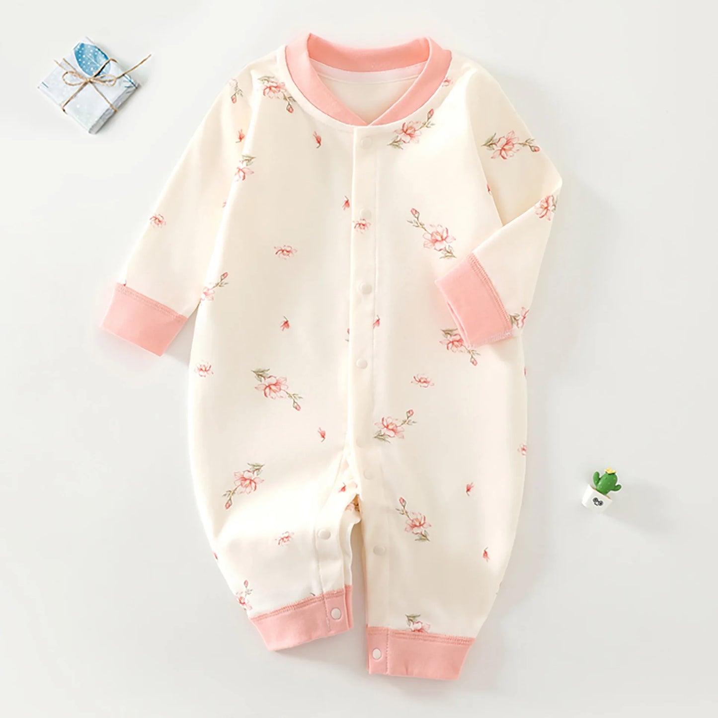 Baby Clothes Spring and Autumn Pure Cotton Jumpsuit