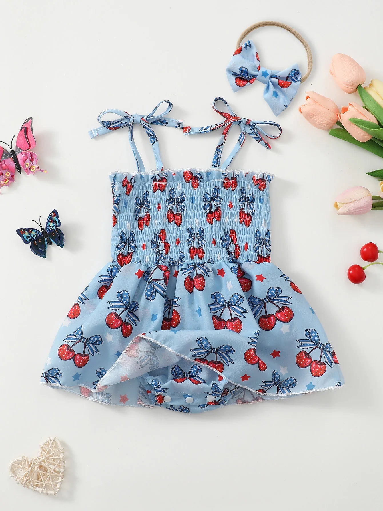 Baby Cherry Romper