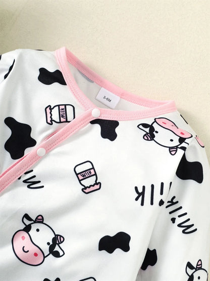 Baby Cow Jumpsuit 2PCS