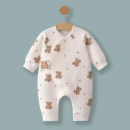 Spring and Autumn 0-6Months Baby Jumpsuit