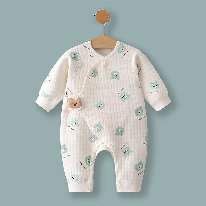 Spring and Autumn 0-6Months Baby Jumpsuit