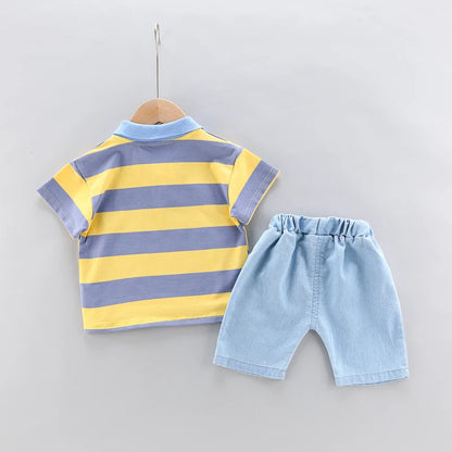 Baby boys Polo Shirt  2-Piece Set