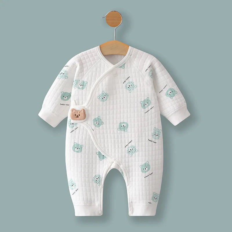 Spring and Autumn 0-6Months Baby Jumpsuit