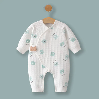 Spring and Autumn 0-6Months Baby Jumpsuit