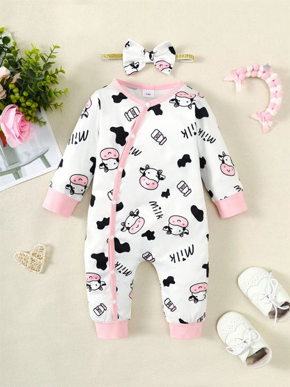 Baby Cow Jumpsuit 2PCS