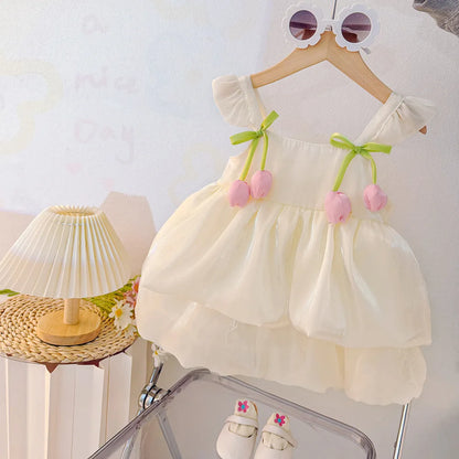 Baby Tulip Flower Dress